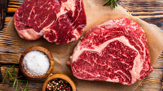 Beef ribeye steak Carson Valley