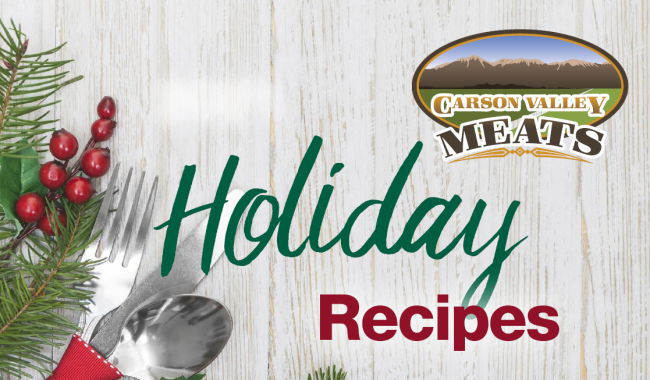 Holiday Recipes featured image Carson Valley Meats Holiday Recipe book cover