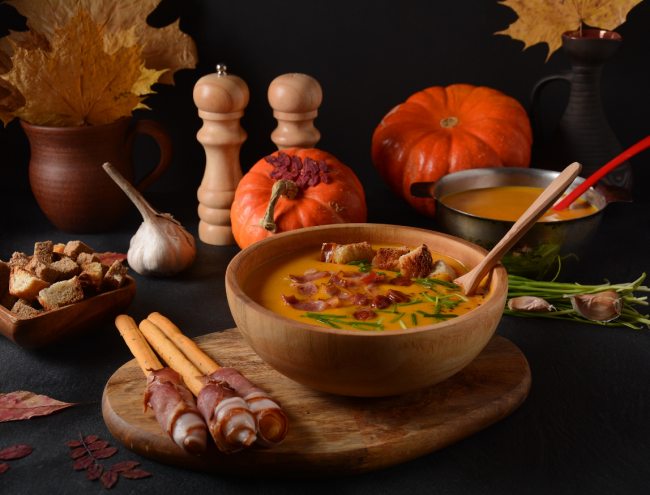 Comfort Foods chili in a bowl