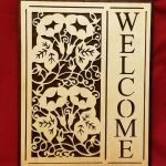 Werdons Woodworking Welcome Sign