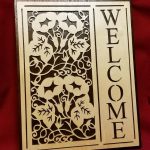 Werdons Woodworking Welcome Sign