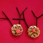 Werdons Woodworking Pinecone Reindeer Magnets