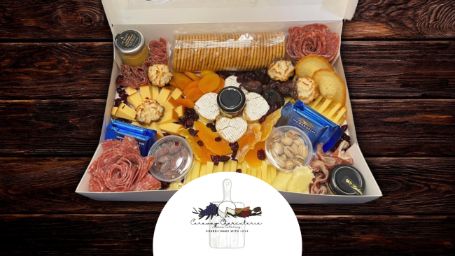 CVM – Blog Images (3) Picture of Caraway Charcuterie & Creations charcuterie board.