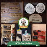 JK Custom Kindling JK Custom Kindling is bringing their handcrafted wooden flags, burnt wood plaques, and charcuterie boards - the perfect additions to your holiday celebrations.