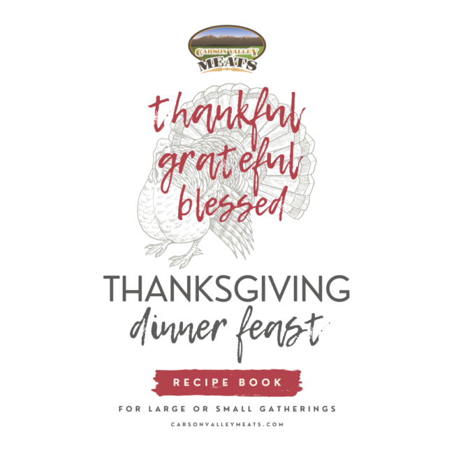 thankful, grateful, blessed Thanksgiving dinner feast Recipe book cover, says "thankful, grateful, blessed Thanksgiving dinner feast
