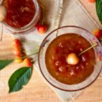 Plumb cherry jam - whats for breakfast