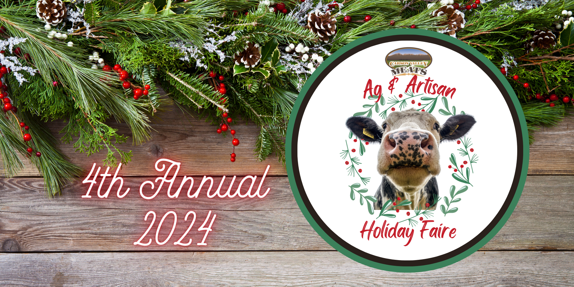 2024 WordPress 1980×1020 4th Annual Ag & Artisan Holiday Faire